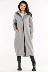 Infinite You long sleeves and high collar sweatshirt  Adomoo