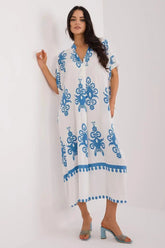 Italy Moda comfortable summer boho dress Adomoo