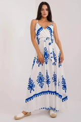 Italy Moda summer flared boho dress  Adomoo