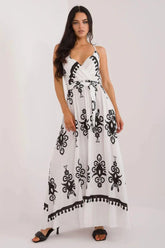Italy Moda summer flared boho dress Adomoo