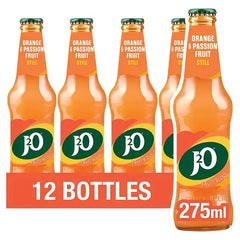 J2O Orange & Passion Fruit Bottle 275ml (Case of 12)  Adomoo