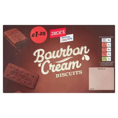 Jack's Bourbon Cream Biscuits 400g (Case of 12) Adomoo