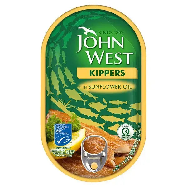 John West Kippers in Sunflower Oil 145g (Case of 10) Adomoo