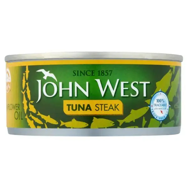John West Tuna Steak in Sunflower Oil 160g (Case of 12) Adomoo