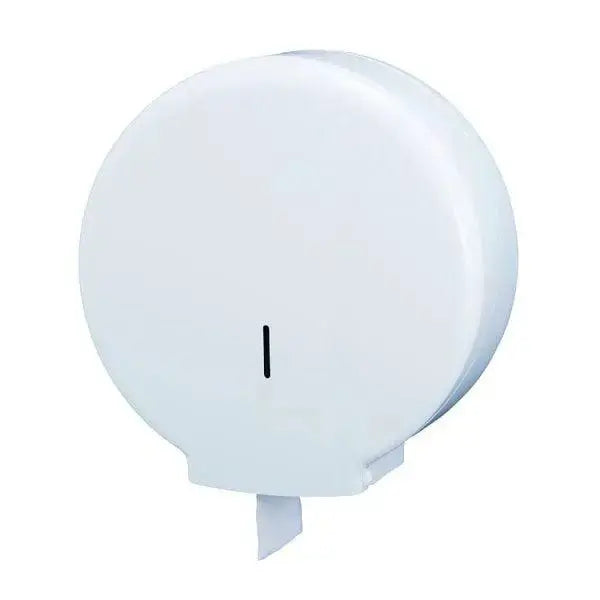 Jumbo Toilet Roll Dispenser White  Adomoo