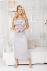 Kalimo high-quality satin, resembling silk nightgown Adomoo