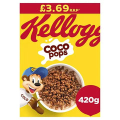 Kellogg's Coco Pops Breakfast Cereal 6x420g (Case of 6) Adomoo