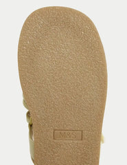 Kids' Lemon Appliqué Sandals (4 Small - 2 Large)  Adomoo