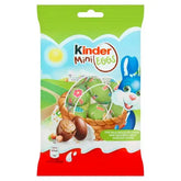 Kinder Milk Chocolate & Hazelnut Mini Easter Eggs Snack Bag 75g (Case of 22)  Adomoo