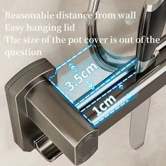 Kitchen Hook Punch-free Hanging Rod Spovel Hanger Row Hook Multifunctional Wall-mounted Storage Knife Holder  Adomoo