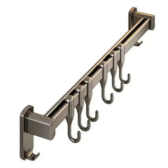 Kitchen Hook Punch-free Hanging Rod Spovel Hanger Row Hook Multifunctional Wall-mounted Storage Knife Holder  Adomoo