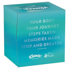 Kleenex Supporting Mind - Single Cube Tissue Box (Case of 12)  Adomoo