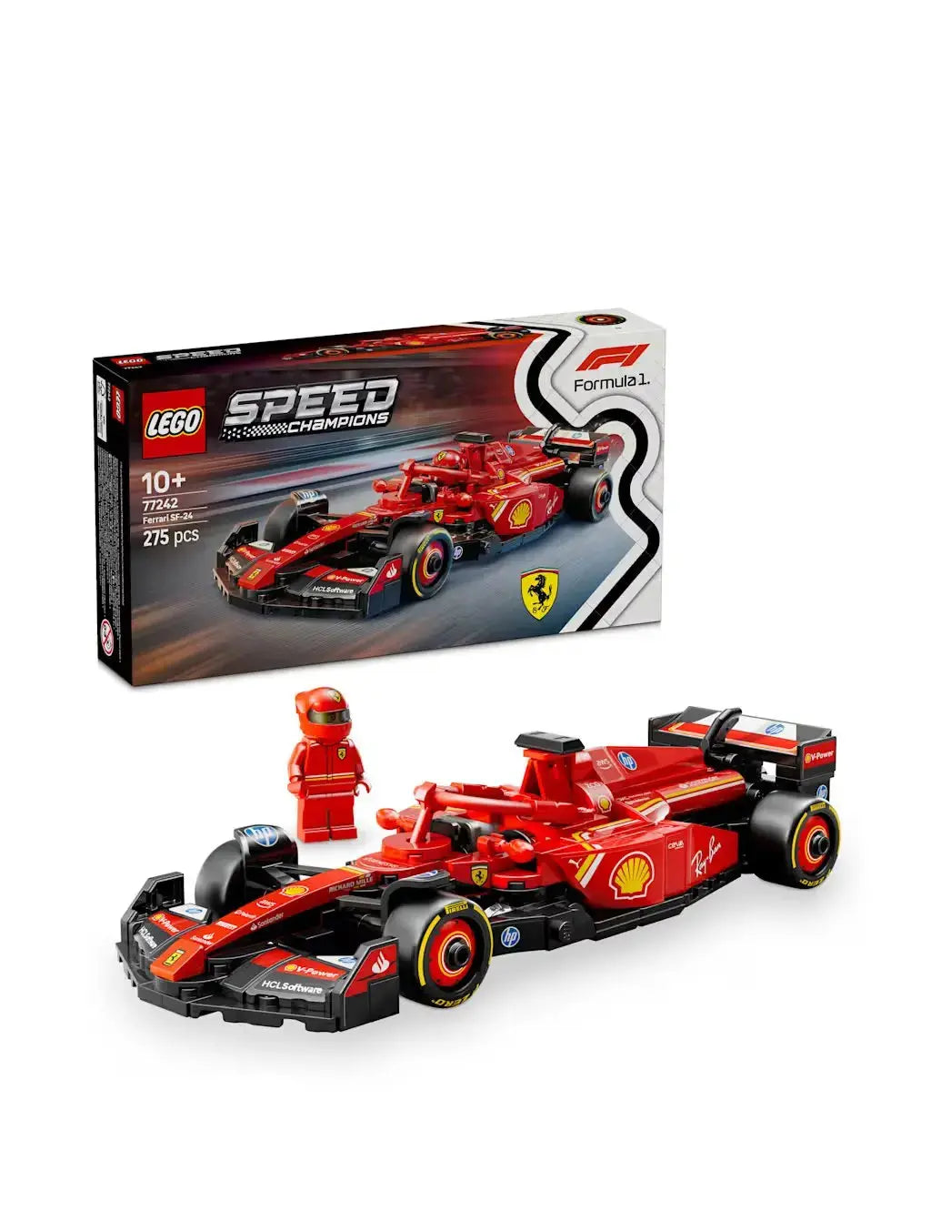 LEGO® Speed Champions Ferrari SF-24 F1 Race Car 77242 (10+ Yrs) Adomoo