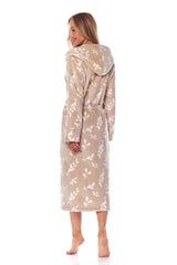 L&L collection soft and airy fabric long bathrobe Adomoo