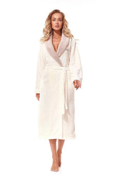 L&L collection soft knit fabric womens bathrobe Adomoo