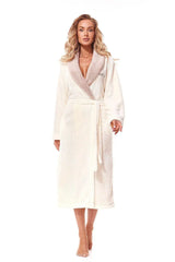 L&L collection soft knit fabric womens bathrobe Adomoo