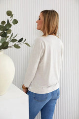La Aurora kimono style grip, sweater weave blouse  Adomoo