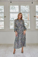 La Aurora phenomenal chiffon boho style dress  Adomoo