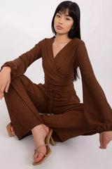 Lakerta casual set of blouse and pants  Adomoo