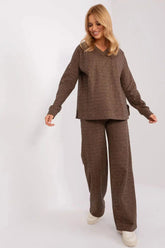 Lakerta casual womens blouse and pants  Adomoo