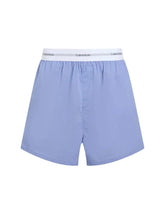Calvin Klein Logo Pure Cotton Poplin Pyjama Shorts Adomoo
