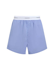 Calvin Klein Logo Pure Cotton Poplin Pyjama Shorts  Adomoo