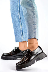 PRIMO elegant shade of black semi-boots  Adomoo