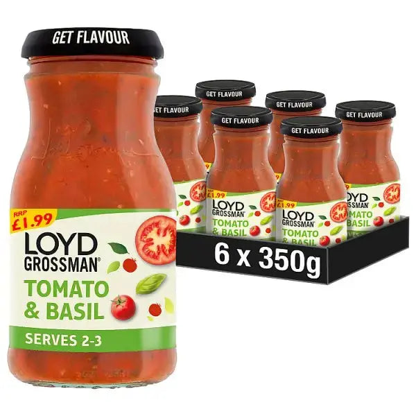 Loyd Grossman Tomato & Basil 350g (Case of 6)  Adomoo