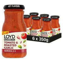 Loyd Grossman Tomato & Roasted Garlic 350g (Case of 6)  Adomoo