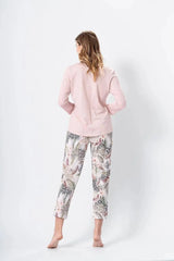M-Max animal prints blouse and pants womens pajamas  Adomoo