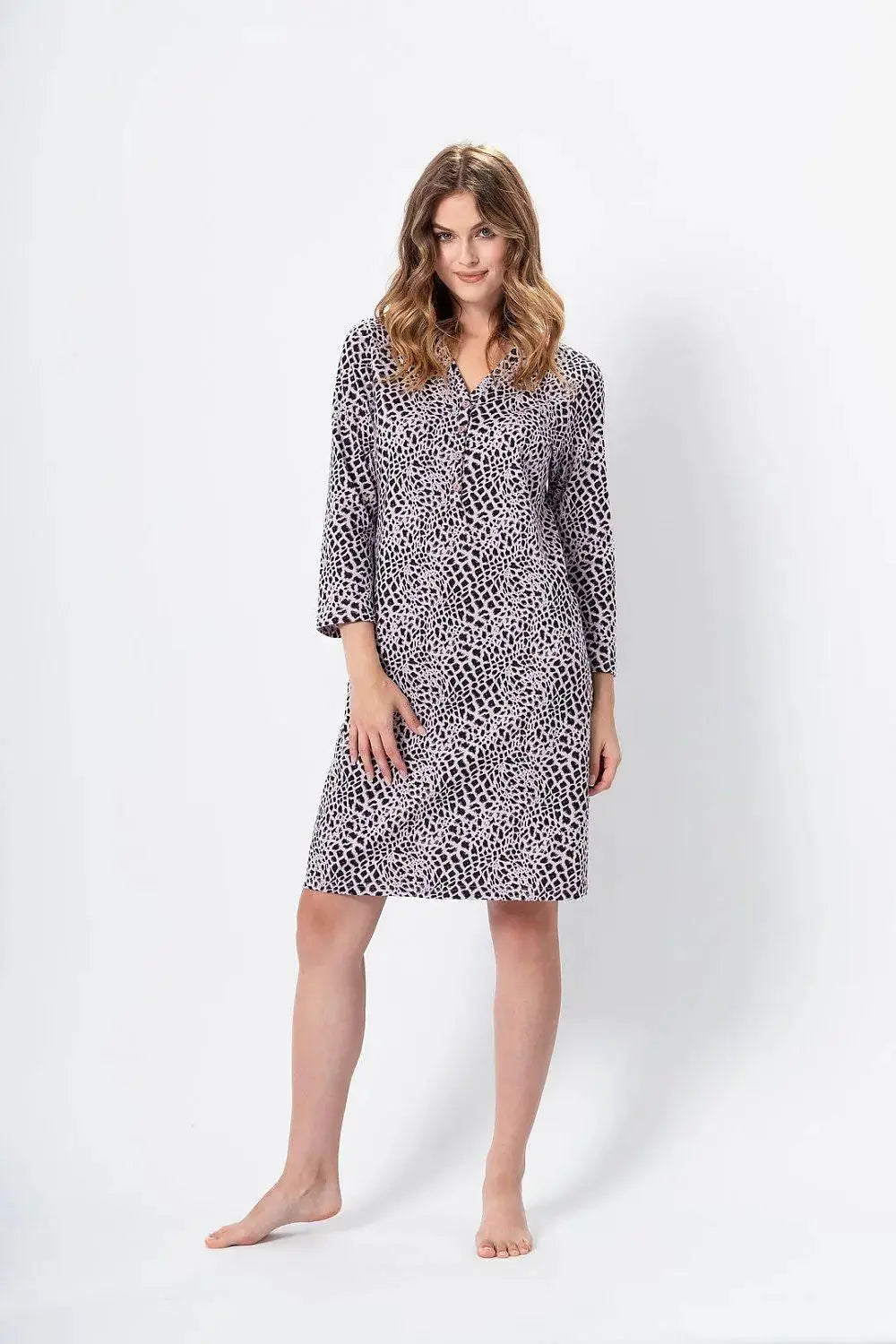 M-Max leopard pattern womens shirt  Adomoo