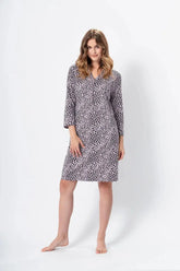 M-Max leopard pattern womens shirt Adomoo