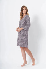 M-Max leopard pattern womens shirt  Adomoo