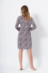 M-Max leopard pattern womens shirt  Adomoo