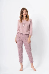 M-Max pastel colors pants and blouse pajamas Adomoo