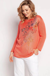 MKM floral print lightweight sweater  Adomoo