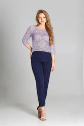 MKM knitted finest lace blouse  Adomoo