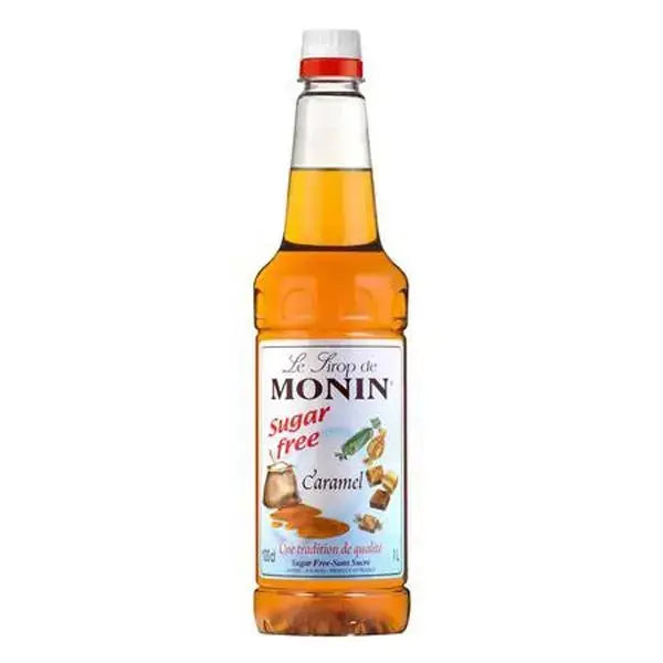MONIN Caramel Sugar Free Syrup 1L Adomoo