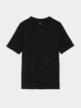 Regular Fit Pure Cotton Crew Neck T-Shirt Adomoo