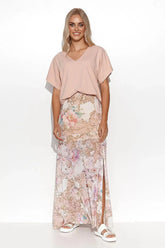 Makadamia beautiful, lightweight and versatile long skirt  Adomoo