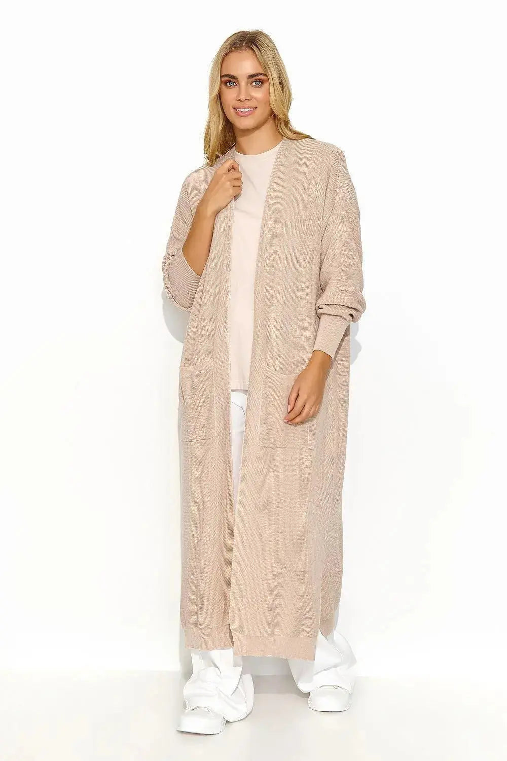 Makadamia long unbuttoned cardigan  Adomoo