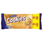 McVitie's White Chocolate Chip Cookies - The Chunky One 150g (Case of 12)  Adomoo