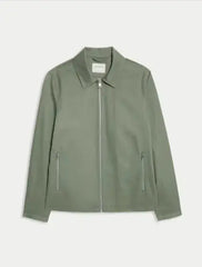 Mens Pure Cotton Harrington Jacket  Adomoo