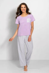 Momenti Per Me blouse and pants womens pajamas Adomoo