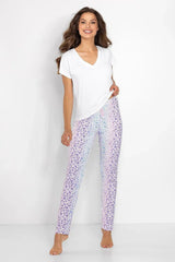 Momenti Per Me blouse and pants womens pajamas Adomoo