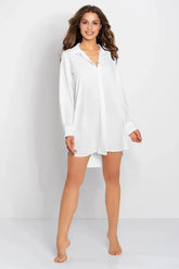 Momenti Per Me button closure and soft fabric nightgown Adomoo