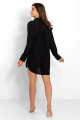Momenti Per Me button closure long sleeve nightgown Adomoo