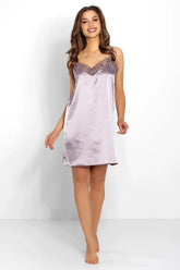 Momenti Per Me feminine design v-neck nightgown Adomoo