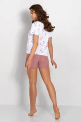 Momenti Per Me homewear blouse and shorts ladies pajamas Adomoo