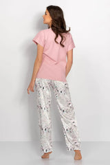 Momenti Per Me loose-fitting trousers and t-shirt womens pajamas Adomoo